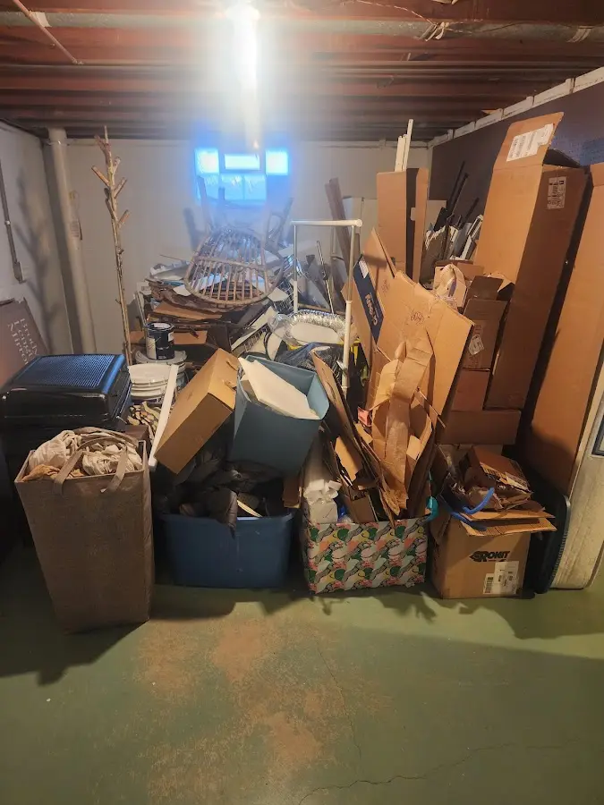 Roll-off dumpster container at job site for 40 Yard Dumpster Rental in Seaside